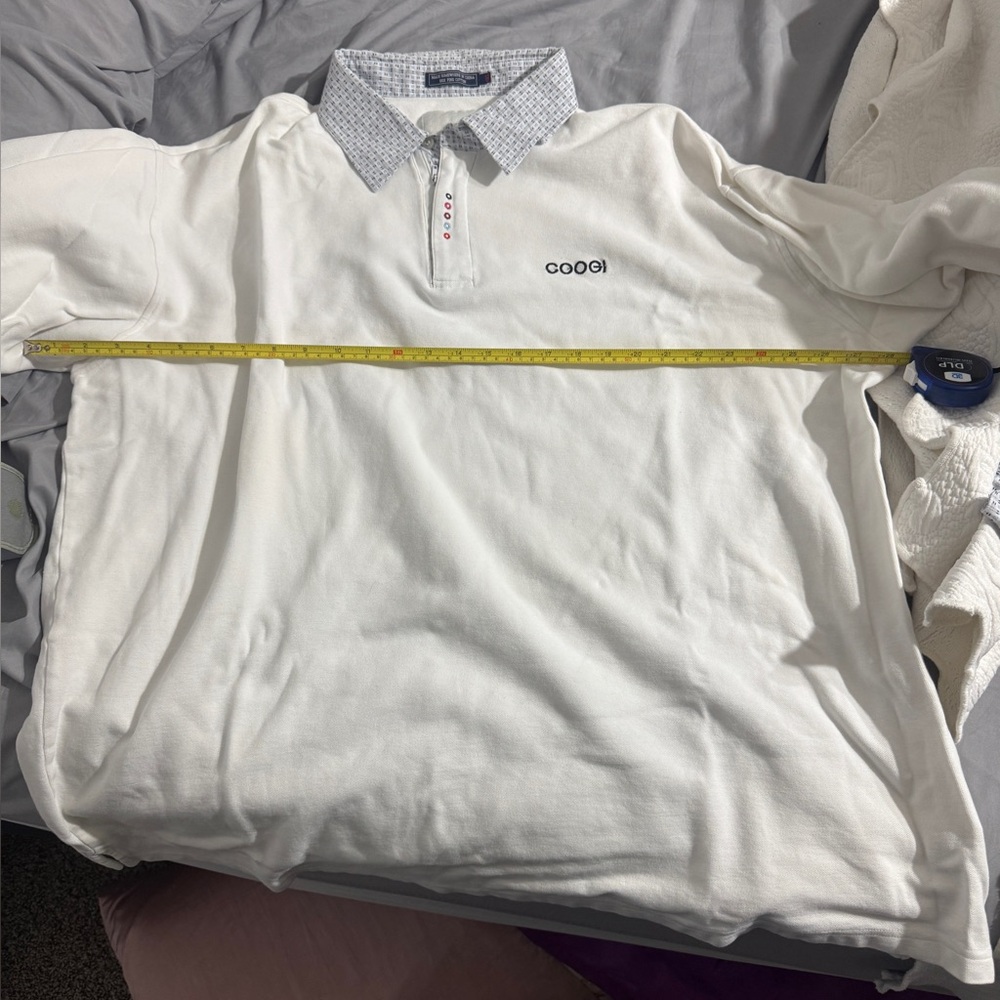 PreOwned COOGI 4xl Long sleeve cotton polo with French cuffs​ 58# - Picture 12 of 13